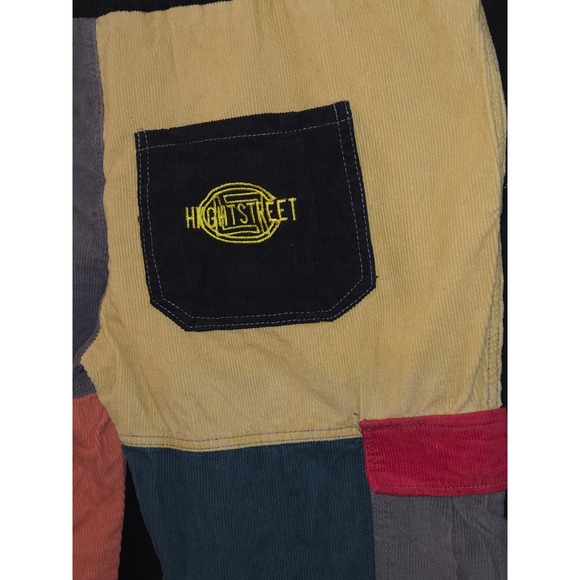 Stussy x kclot vintage Corduroy Patchwork Drawstring Pants Mens Color Streetwear - Picture 10 of 10